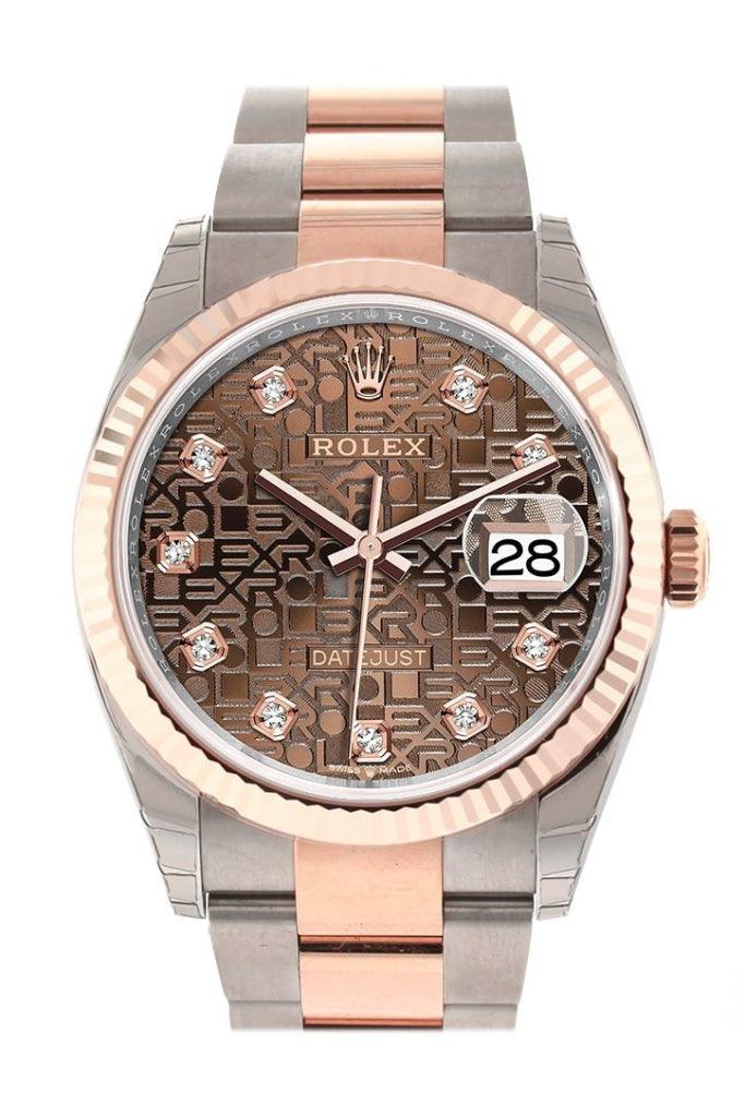 Rolex datejust clearance jubilee rose gold