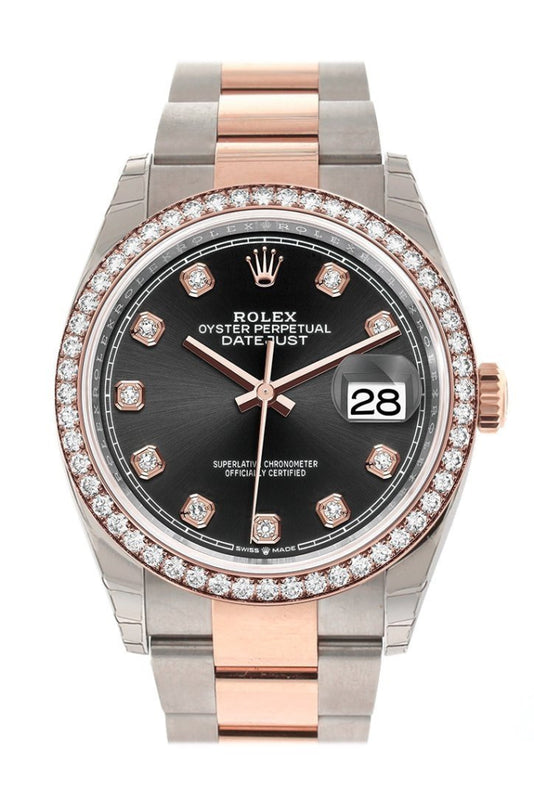 rolex lady datejust 36 rose gold