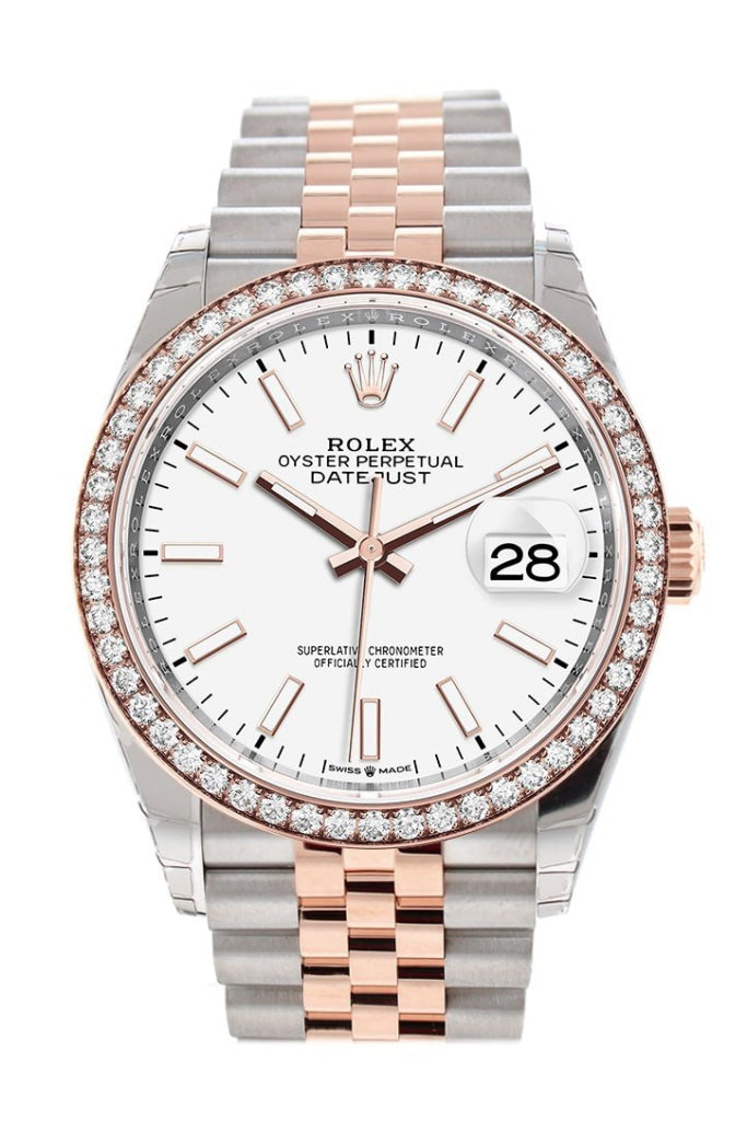 Datejust 36 store rhodium dial