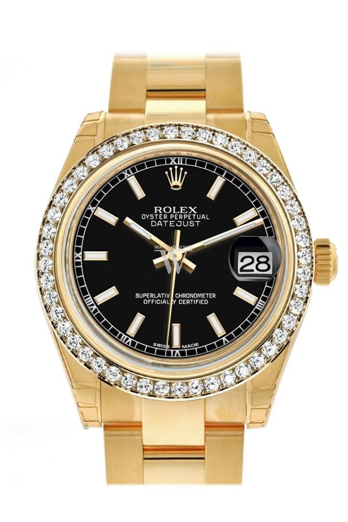 Datejust black face diamonds hotsell