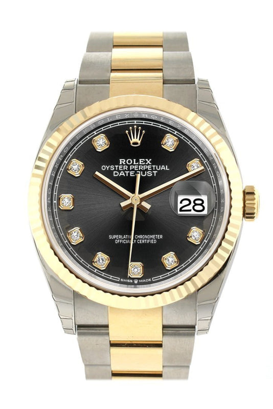Rolex datejust oystersteel and yellow gold discount