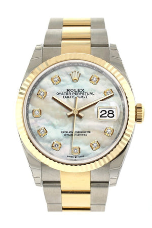Datejust 36 mother of pearl hot sale