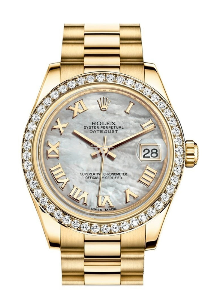 Lady datejust mother of pearl top