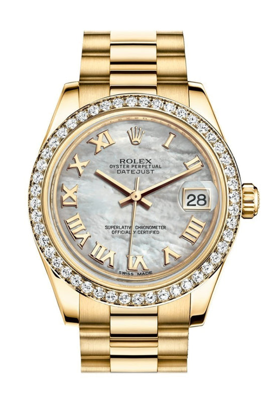 rolex presidential mother of pearl