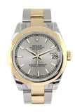 Rolex Datejust 31 Silver Dial 18K Gold Two Tone Ladies Watch 178243 / None