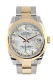 Rolex Datejust 31 Mother Of Pearl Roman Dial 18K Gold Two Tone Ladies 178243 / None Watch
