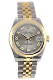 Rolex Datejust 31 Steel Roman Dial 18K Gold Two Tone Jubilee Ladies 178243 Watch