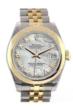 Rolex Datejust 31 Mother of pearl Roamn Dial 18K Gold Two Tone Jubilee Ladies 178243