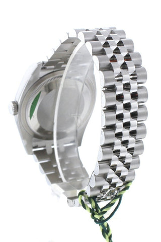 Rolex Datejust 36 Blue Jubilee Design Set With Diamonds Dial 18K White Gold Diamond Bezel Jubilee