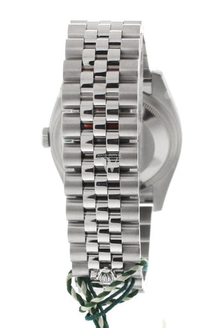 Rolex Datejust 36 Pink Dial 18K White Gold Diamond Bezel Jubilee Mens Watch 116244