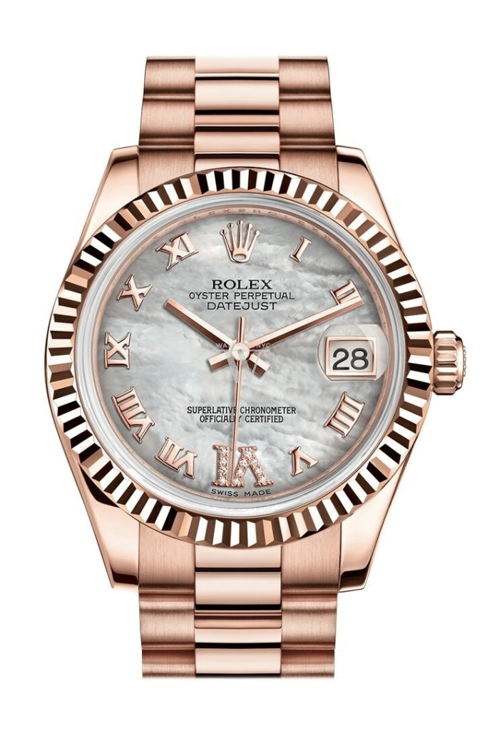 Womens rolex mother shop of pearl face
