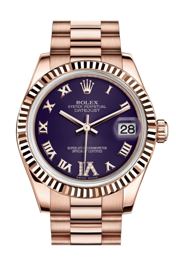 Purple and gold 2025 rolex