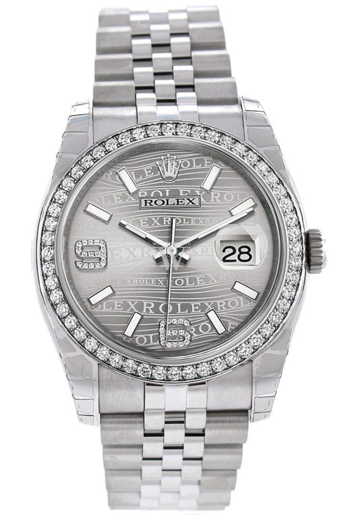 ROLEX DATEJUST フラワーダイヤル　116244 Rolex Datejust Stainless Steel 116244 | Stock 62520