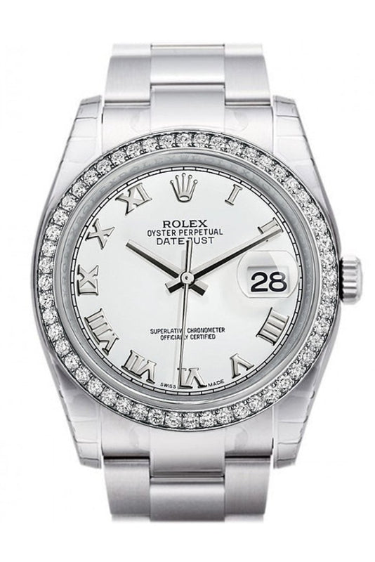 Datejust sales white face