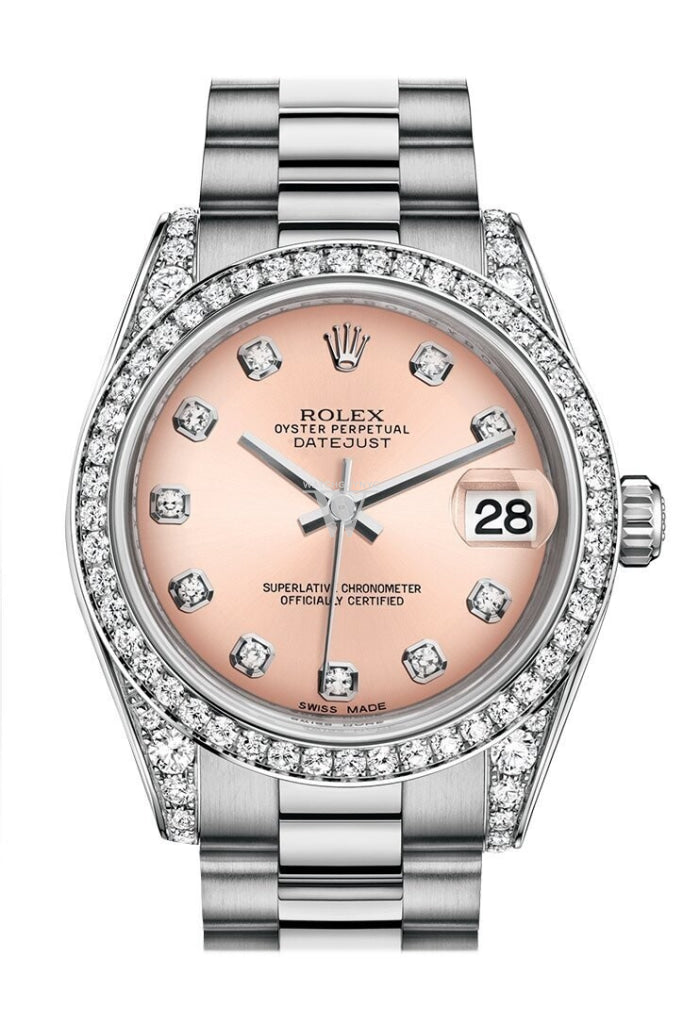 Rolex datejust 2025 pink diamond dial
