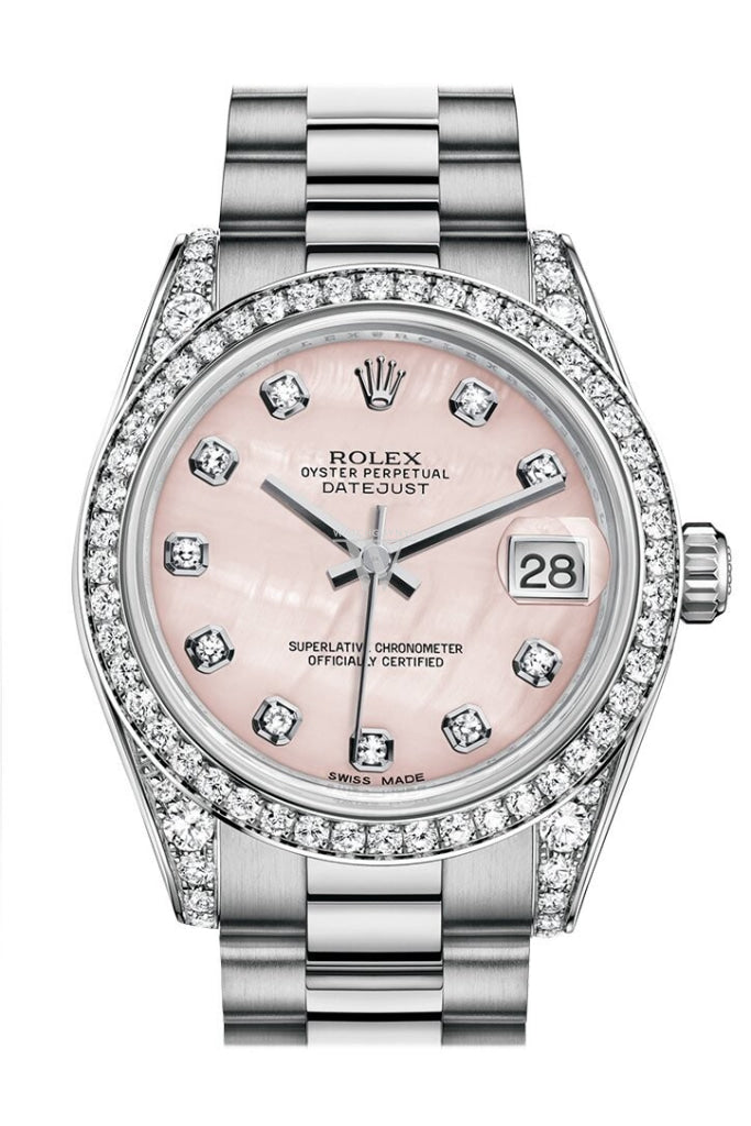 Ladies rolex president diamond bezel new arrivals