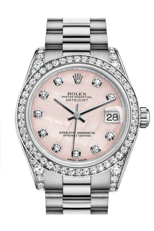 Rolex datejust 31 pink mother of pearl sale