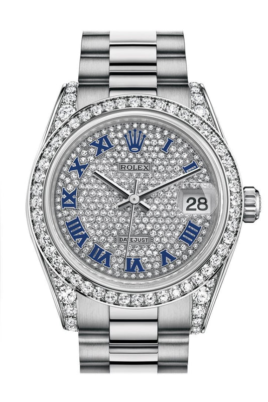 Rolex 178159 Datejust 31 Diamond paved Dial Diamond Bezel Lug Dial