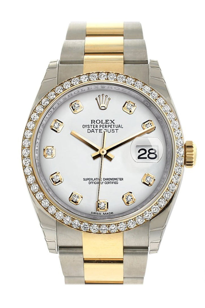 Datejust 36mm white gold watch Rolex Silver in White gold