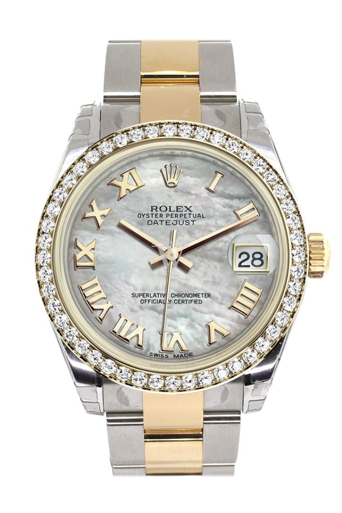 ROLEX 178383 Datejust 31 MOP Pearl Large VI Diamond Dial Diamond Bezel ...
