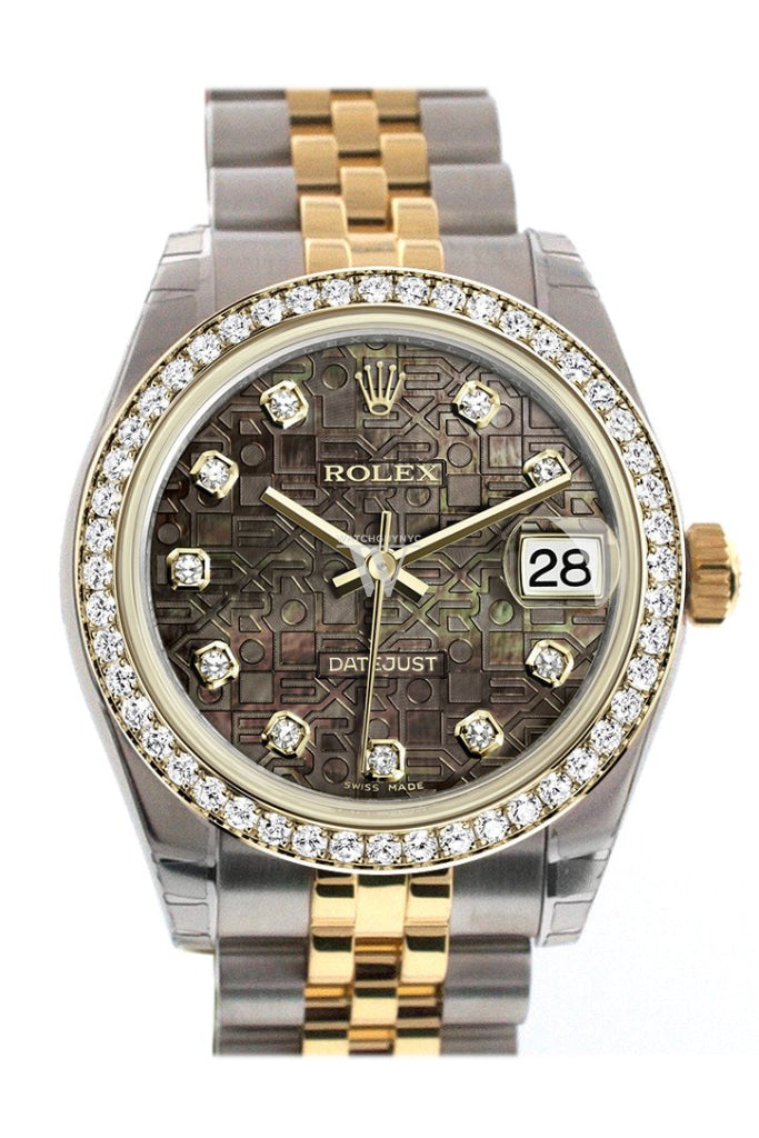 Black mother of pearl rolex datejust best sale