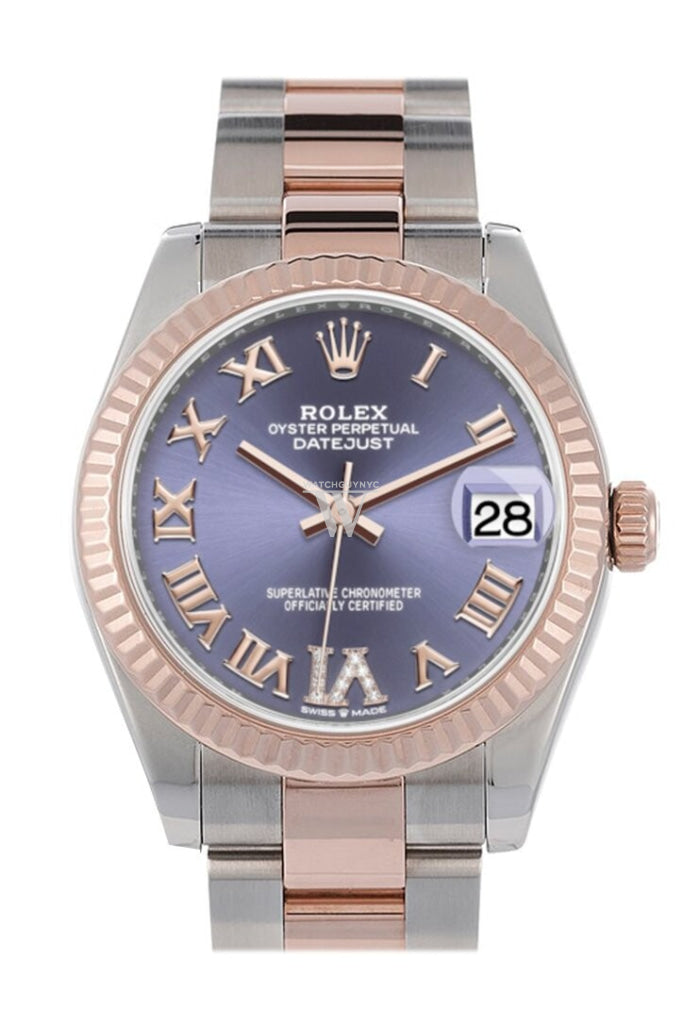 Rolex datejust 31 new arrivals aubergine