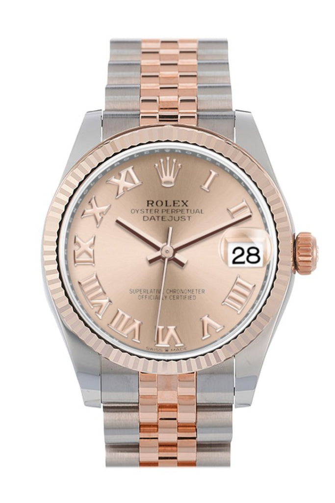 Rolex datejust shop 31 everose gold