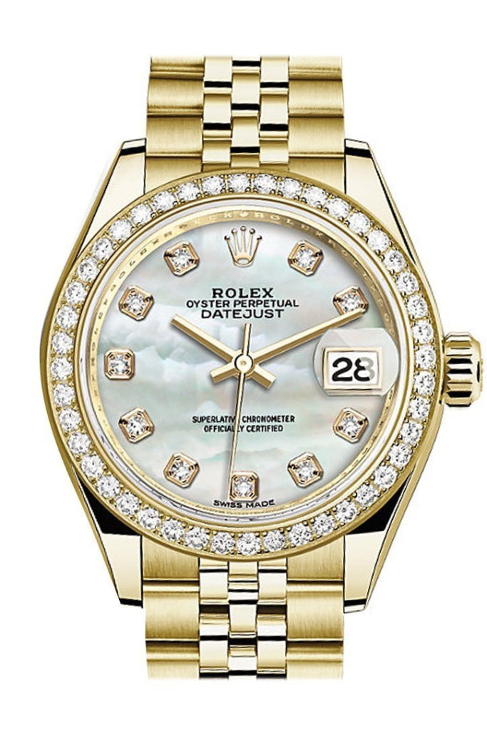 Rolex lady datejust 28 blue sale