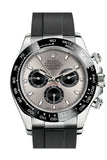 Rolex Cosmograph Daytona Steel And Black Dial Oysterflex Strap Mens Watch 116519Ln