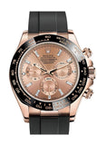 Rolex Cosmograph Daytona Pink Dial Oysterflex Strap Mens Everose Watch 116515Ln