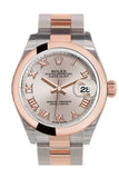 Rolex Datejust 28 Sundust Roman Dial Ladies Watch 279161 NP