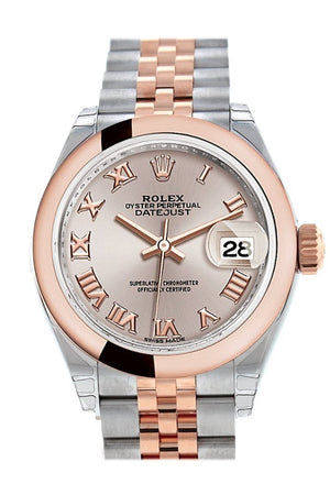 Rolex Datejust 28 Sundust Roman Dial Jubilee Ladies Watch 279161