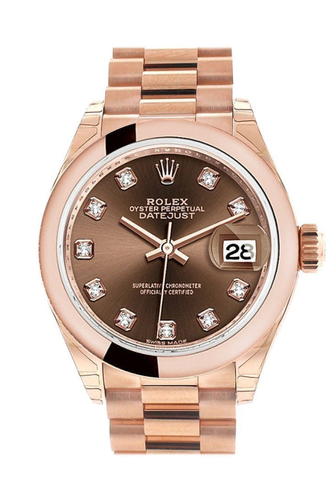 Rolex chocolate rose gold sales
