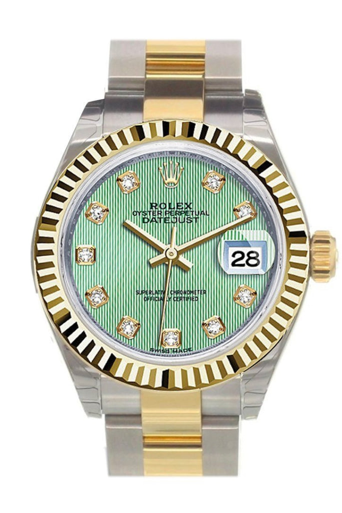Rolex ladies store green dial