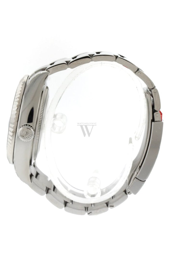 Rolex Sky Dweller Black Dial 18K White Gold Bezel Oyster Mens Watch 326934