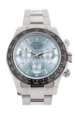 Rolex Rolex Cosmograph Daytona Ice Blue 8 Baguette Diamond Platinum Mens Watch 116506