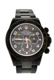 Rolex Black-Pvd Cosmograph Daytona Black Dial Stainless Steel Boc Coating Oyster Mens Watch / None