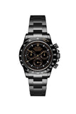 Rolex Black-Pvd Cosmograph Daytona Black Dial Stainless Steel Boc Coating Oyster Mens Watch Pvd