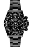 Rolex Black-Pvd Cosmograph Daytona Black Dial Stainless Steel Boc Coating Oyster Mens Watch / None