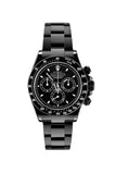 Rolex Black-Pvd Cosmograph Daytona Black Dial Stainless Steel Boc Coating Oyster Mens Watch Pvd