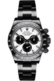Rolex Black-Pvd Cosmograph Daytona White Dial Stainless Steel Black Boc Coating Oyster Mens Watch /