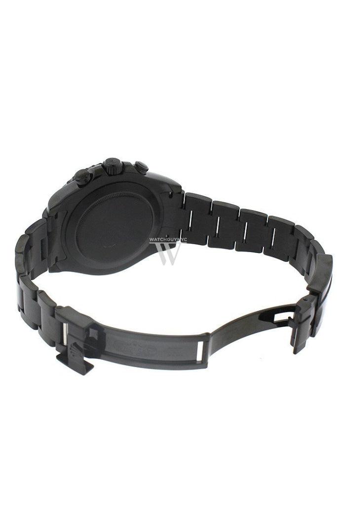 Rolex Black-Pvd Yacht-Master 40 Dark Rhodium Dial Steel Black Boc Coating Oyster Mens Watch 116680