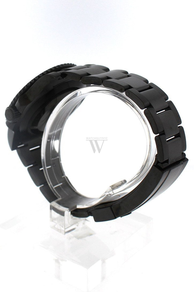 Rolex Black-Pvd Yacht-Master 40 Dark Rhodium Dial Steel Black Boc Coating Oyster Mens Watch 116680