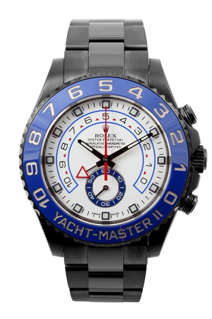 Rolex Black-Pvd Yacht-Master 40 Dark White Dial Steel Black Boc Coating Oyster Mens Watch 116680 /