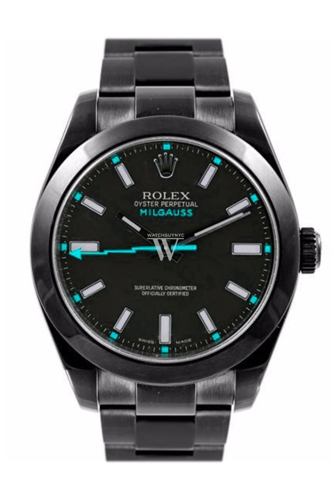 Rolex milgauss pvd discount