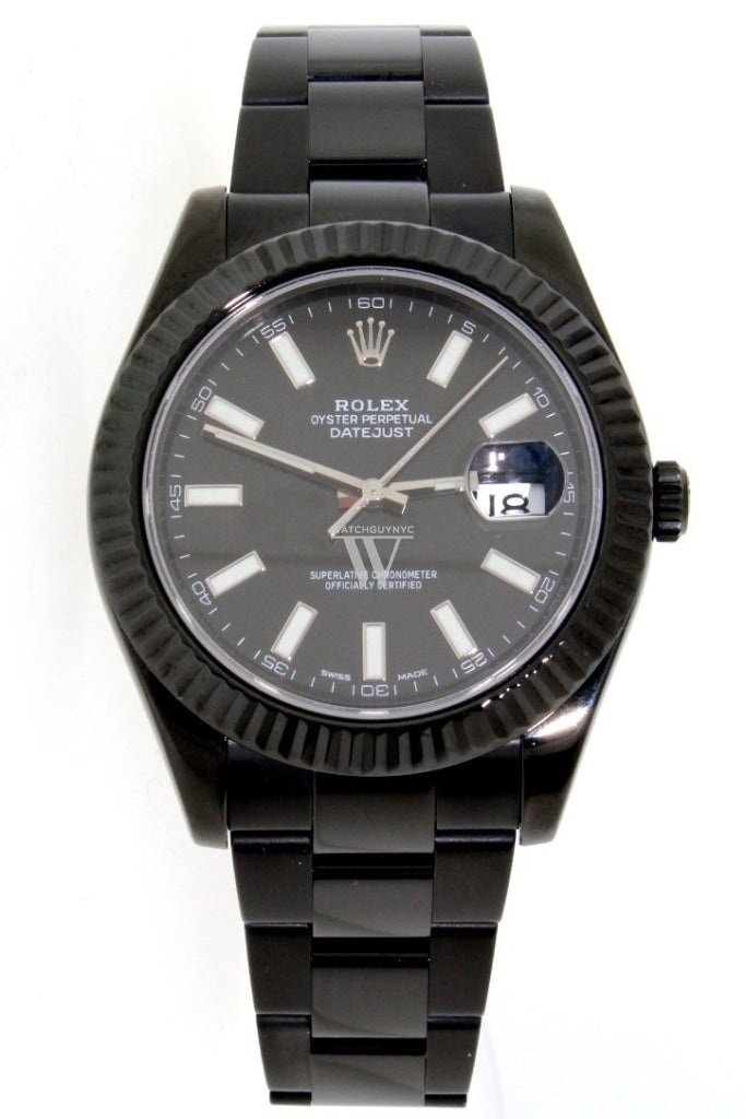 Black mens rolex outlet