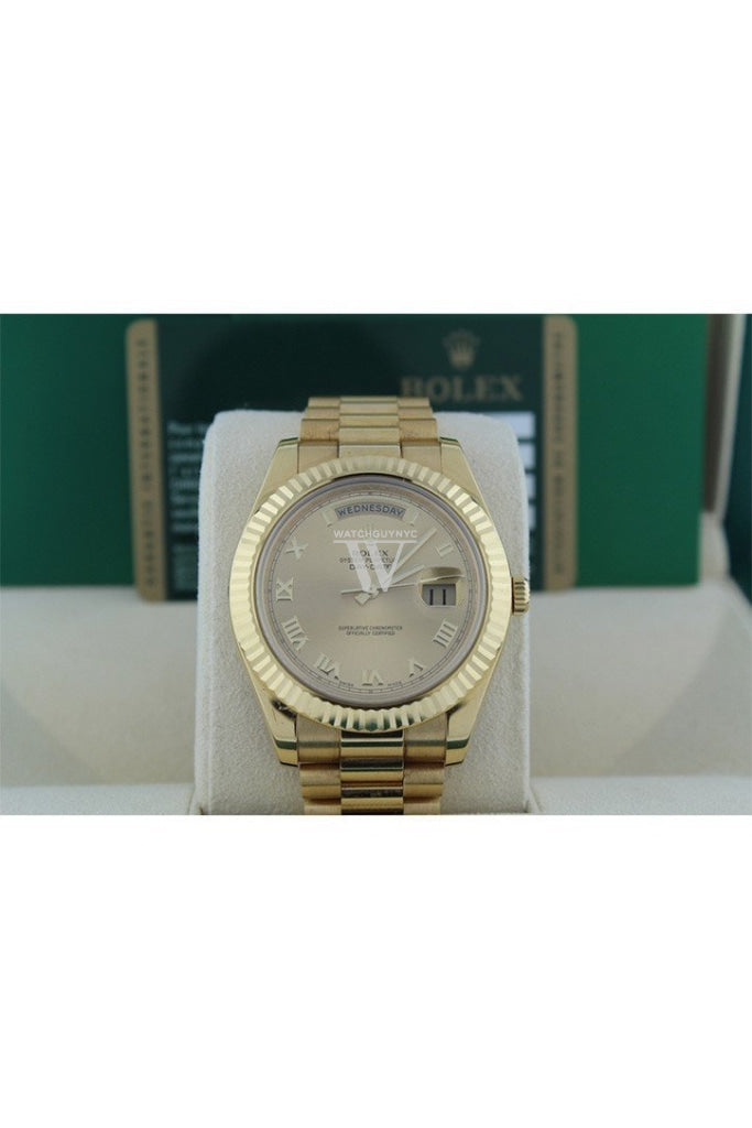 Rolex 218238 Day Date II President 41 Roman Dial Men s Watch
