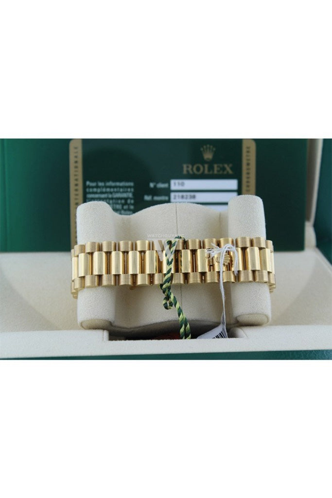 Rolex Day-Date Ii 41 President Champagne Roman Dial Mens Watch 218238 Pre-Owned-Watches