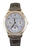 Patek Philippe Ladies Grand Complications Perpetual Calendar Rose Gold Watch 7140R-001 White