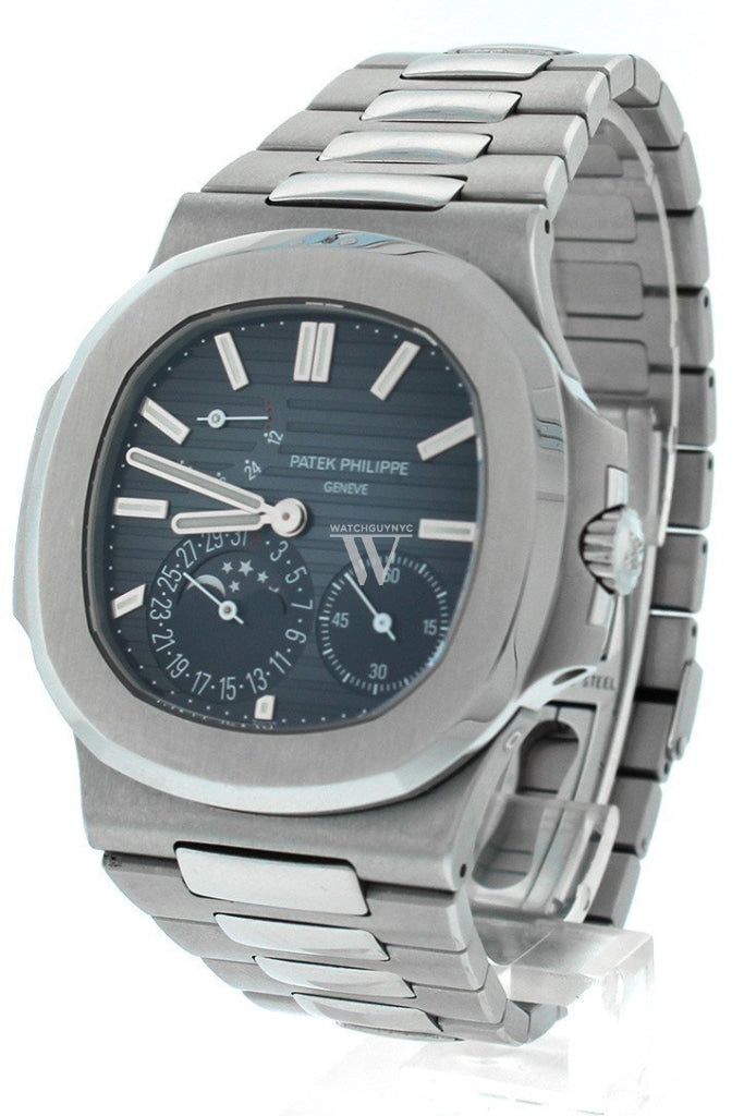 Patek Philippe 5712 1A 001 Nautilus Blue Dial Steel WatchGuyNYC